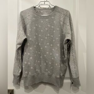 5/$30✨ Aerie | Oversized Patterned Crew Neck Sweater, S